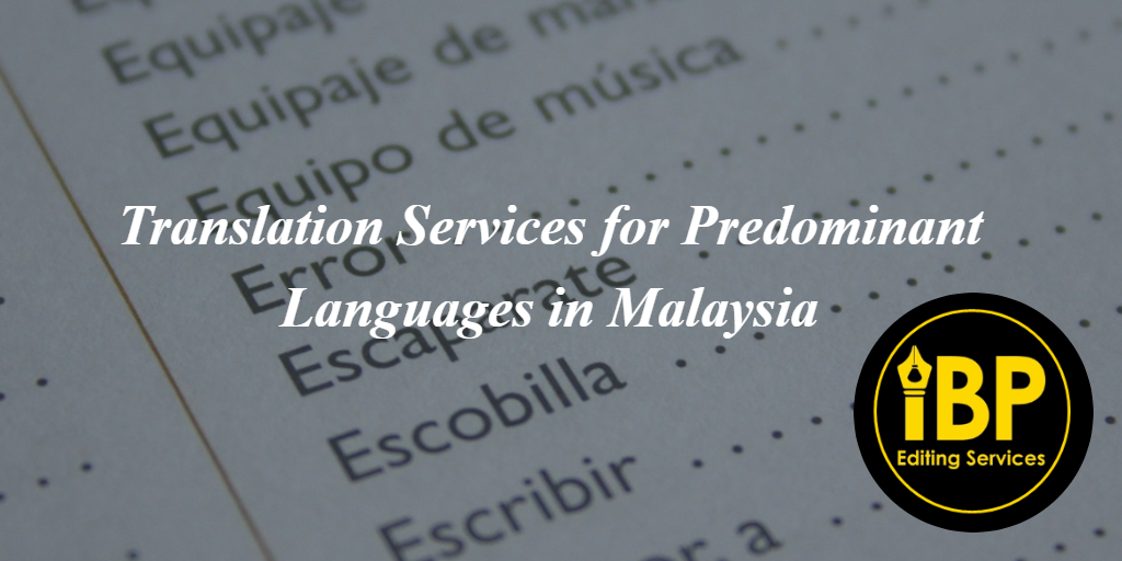 Translation Service - IBP Editing Services